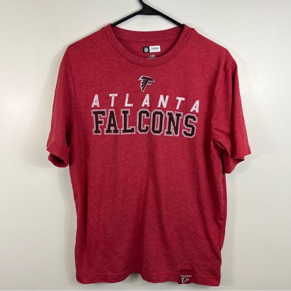 Atlanta Falcons Tshirt NFL Football Team Apparel Adult Sz Large Red - Picture 1 of 9